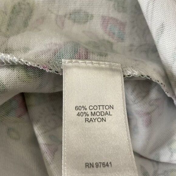 NWT J. Jill Cottagecore Flora Border Hem Tassel Tie Midi Skirt Women Size Small - Picture 3 of 11